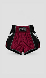 Muay Thai Shorts 2-in-1 Burgunda